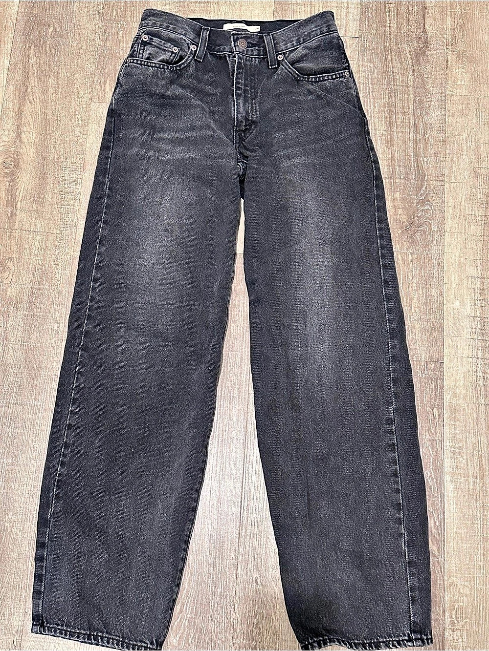 Levi's Baggy Dad Jeans Black Waist 24